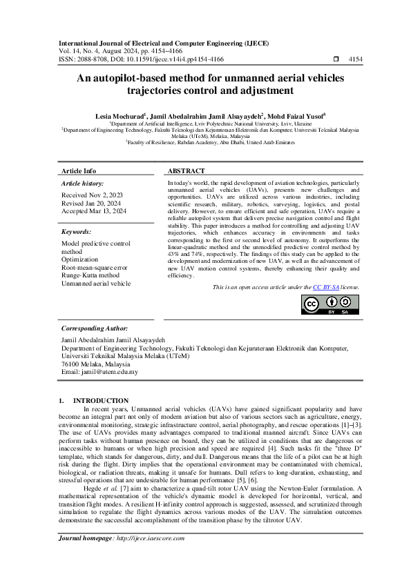 (PDF) An autopilot-based method for unmanned aerial vehicles ...