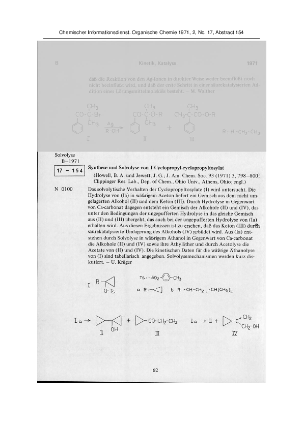 (PDF) ChemInform Abstract: SYNTH. UND SOLVOLYSE VON 1-CYCLOPROPYL ...