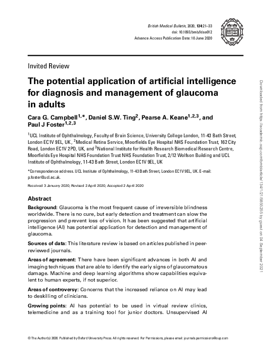 (PDF) The potential application of artificial intelligence for ...