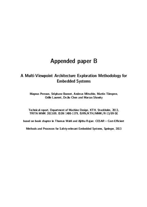 (PDF) A Multi-Viewpoint Architecture Exploration Methodology for ...