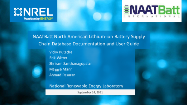 (PDF) NAATBatt North American Lithium-Ion Battery Supply Chain Database ...