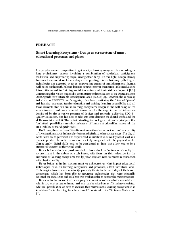 (PDF) Smart Learning Ecosystems - Design as cornerstone of smart ...
