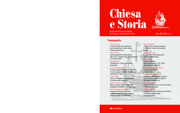 Recensioni, Chiesa e Storia, XIII (2023)