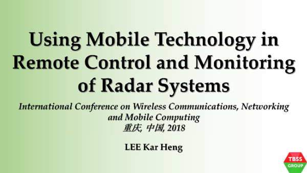 (PDF) Using Mobile Technology in Remote Control and Monitoring of Radar ...