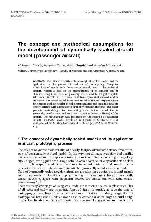 (PDF) The concept and methodical assumptions for the development of ...