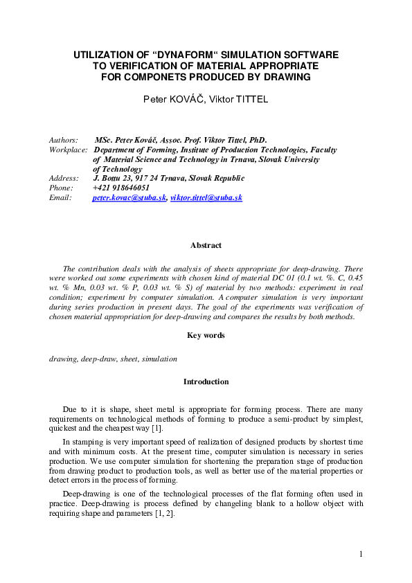(PDF) Utilization of 