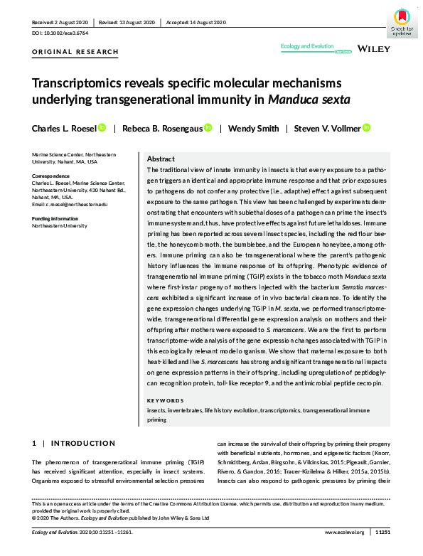 (PDF) Transcriptomics reveals specific molecular mechanisms underlying ...