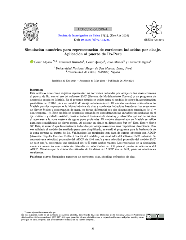 (PDF) Simulación numérica para representación de corrientes inducidas ...