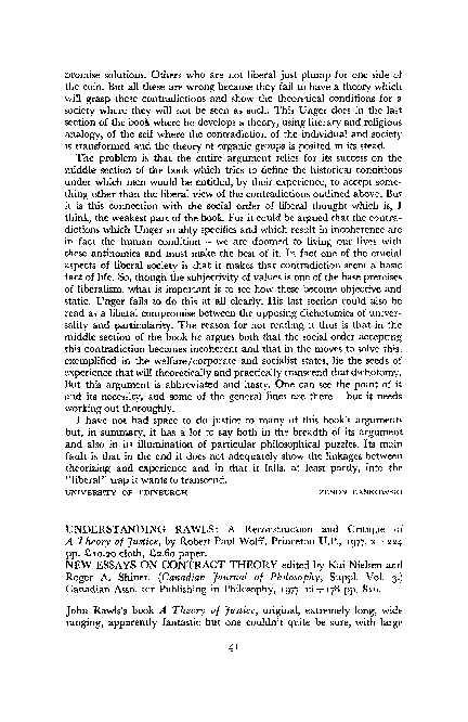(PDF) Understanding Rawls: A Reconstruction and Critique of a Theory of ...