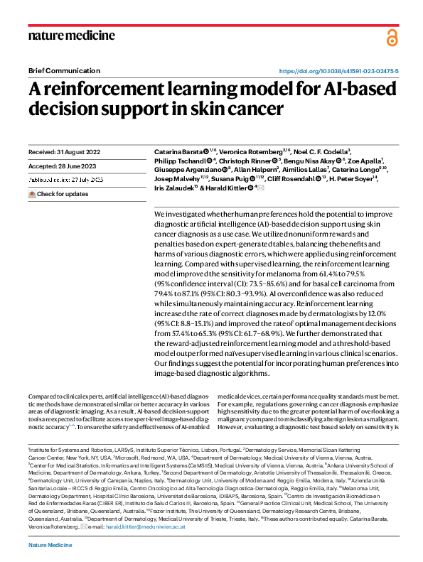 (PDF) A reinforcement learning model for AI-based decision support in ...
