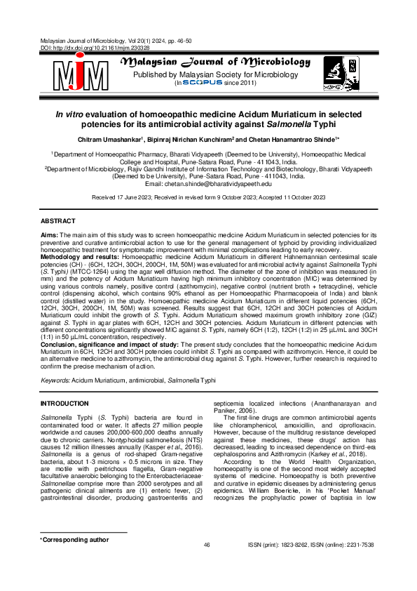 (PDF) Published by Malaysian Society for Microbiology