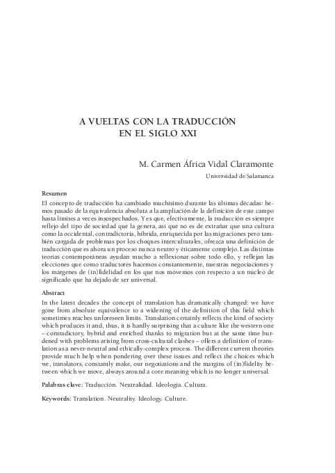 (PDF) Rethinking translation in the 21st century