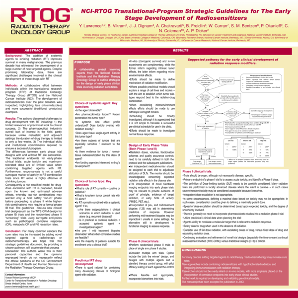 (PDF) NCI-RTOG Translational-Program Strategic Guidelines for the Early ...