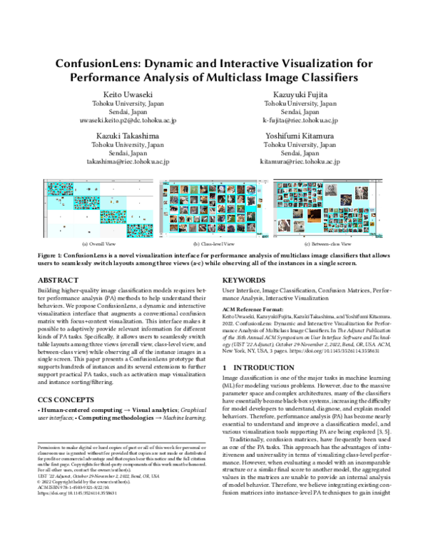 (PDF) ConfusionLens: Dynamic and Interactive Visualization for ...