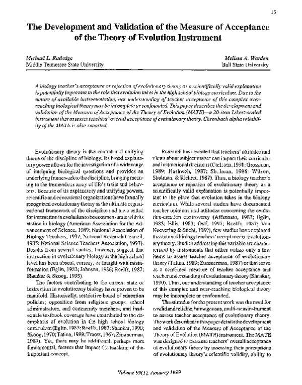 (PDF) The Development and Validation of the Measure of Acceptance of ...