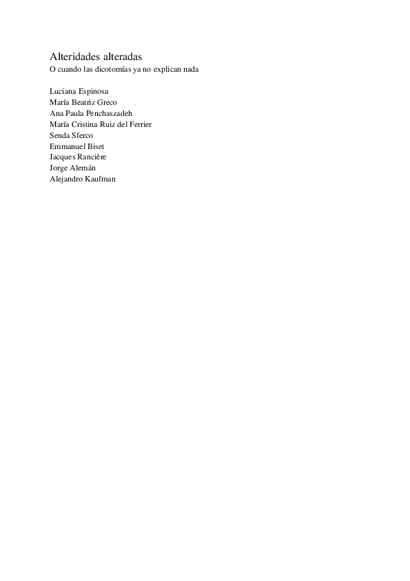 (PDF) Greco. La igualdad en escena. Sublevar, autorizar, interrumpir.