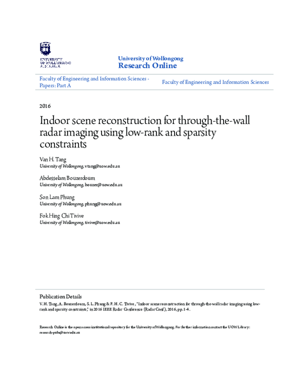 (PDF) Indoor scene reconstruction for through-the-wall radar imaging ...