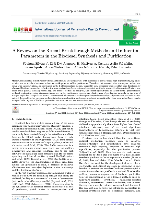 (PDF) A Review on the Recent Breakthrough Methods and Influential ...