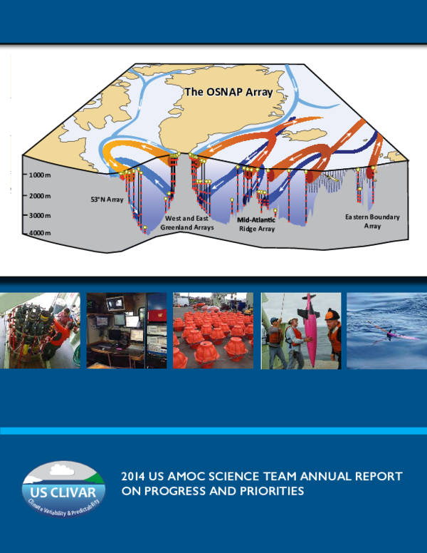(PDF) 2014 U.S. AMOC Science Team Annual Report on Progress and Priorities