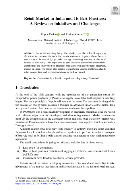 (PDF) Retail Market in India and Its Best Practices: A Review on ...