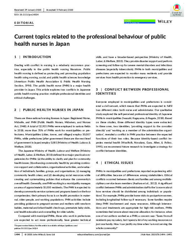 (PDF) Current topics related to the professional behaviour of public ...