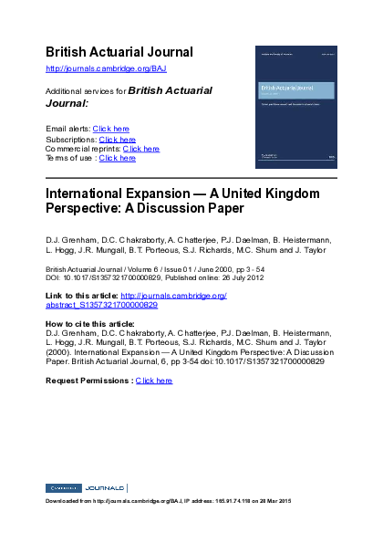 (PDF) International Expansion — A United Kingdom Perspective: A ...
