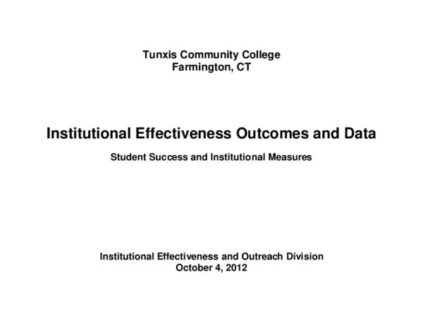 (PDF) Student Success in the