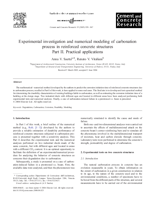 (PDF) Experimental Investigation and Numerical Modeling of the Bond ...