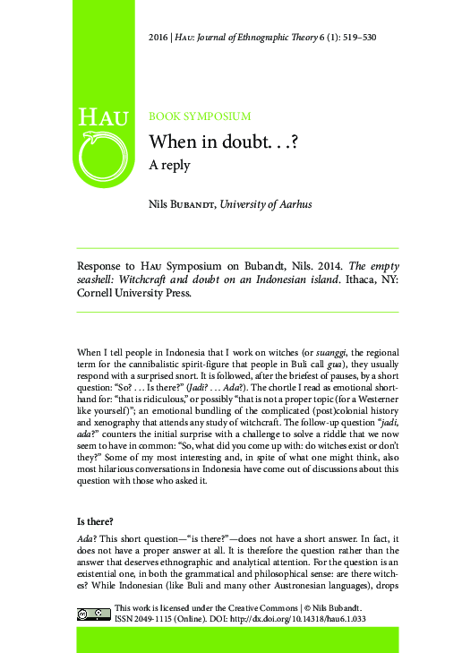 (PDF) When in doubt.