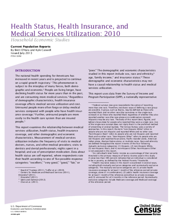 (PDF) Annual Medical Provider Visits Among People Aged 18 to 64 by ...