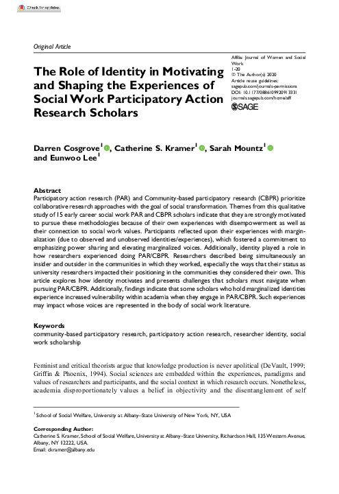 (PDF) The Role of Identity in Motivating and Shaping the Experiences of ...