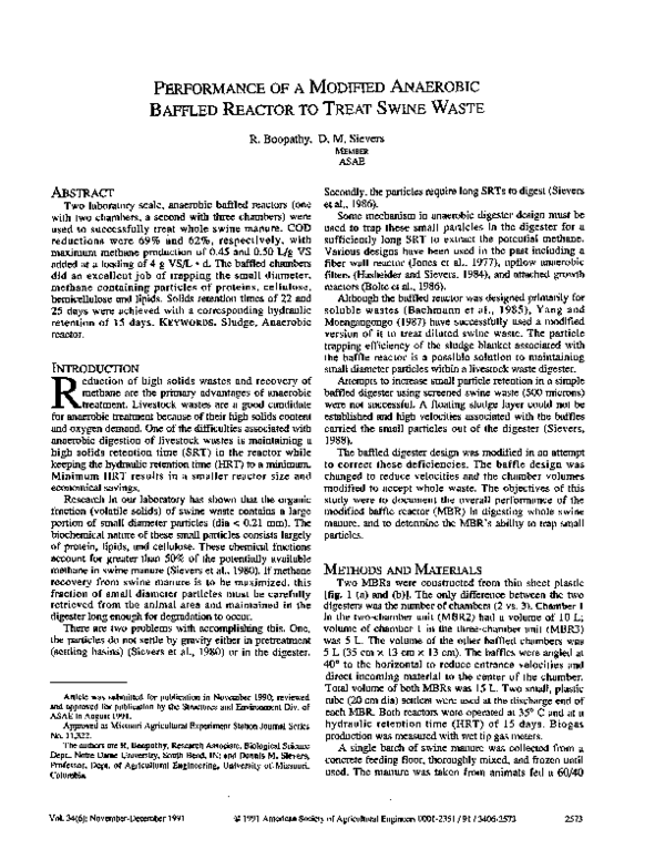 (PDF) Performance of a Modmed Anaerobic Baffled Reactor to Treat Swine ...