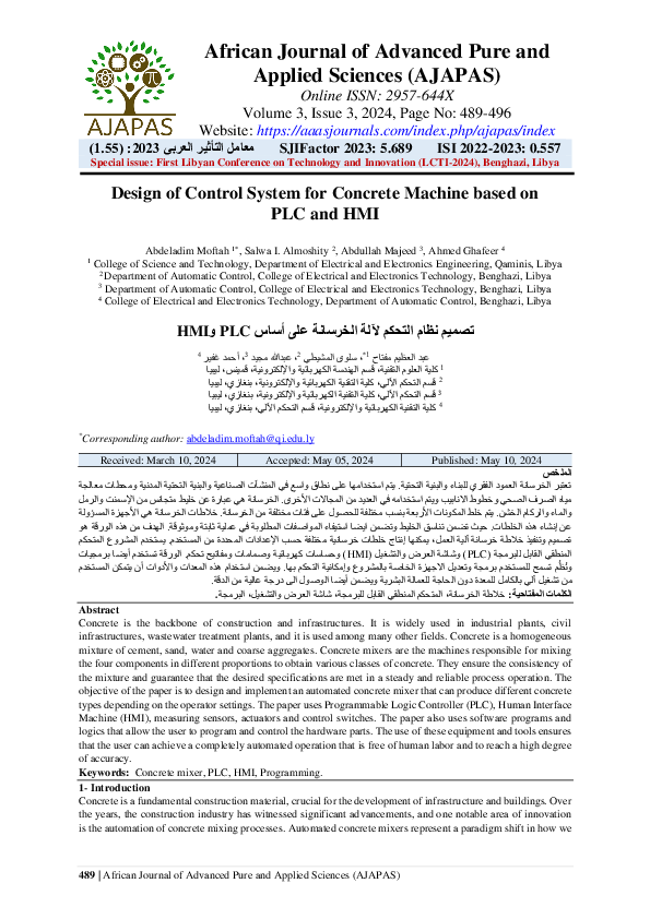 (PDF) African Journal of Advanced Pure and Applied Sciences (AJAPAS