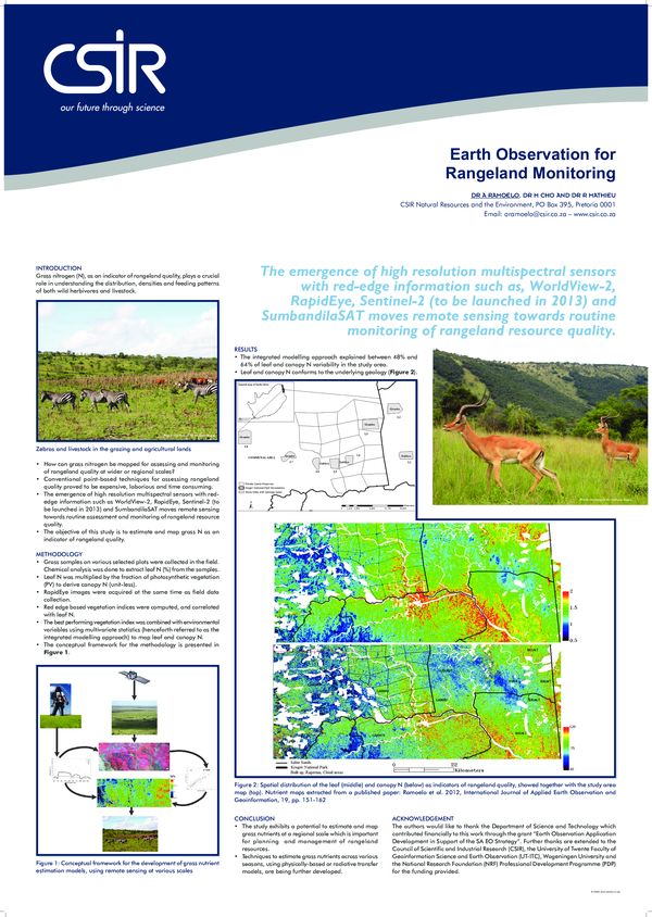 (PDF) Earth observation for rangeland monitoring