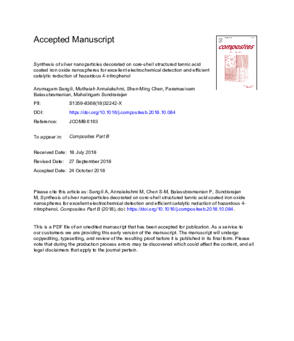 (PDF) Synthesis of silver nanoparticles decorated on reduced graphene ...