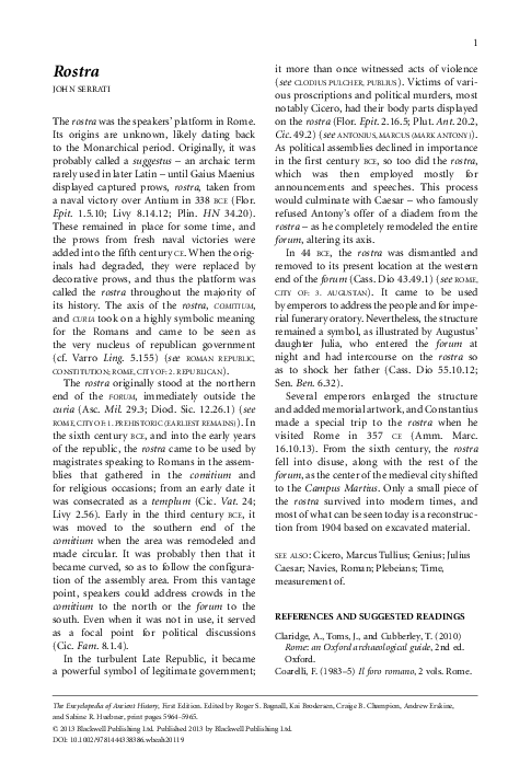(PDF) Rostra
