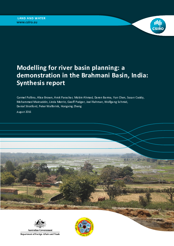 (PDF) Modelling for river basin planning: A demonstration in the ...