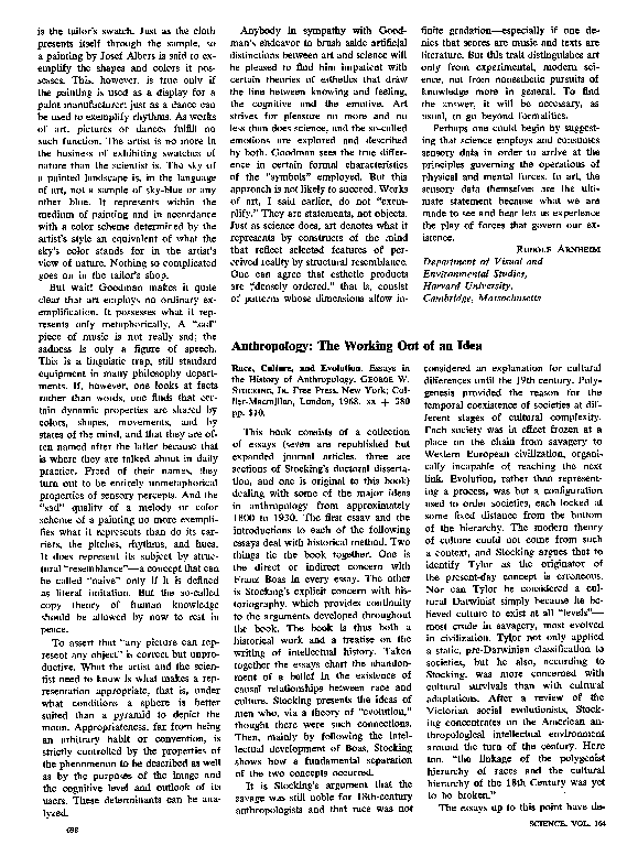 (PDF) Race, Culture, and Evolution: Essays in the History of ...
