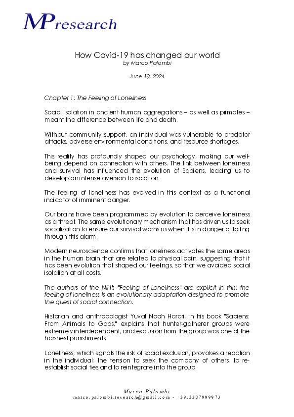 (PDF) How Covid-19 has changed our world