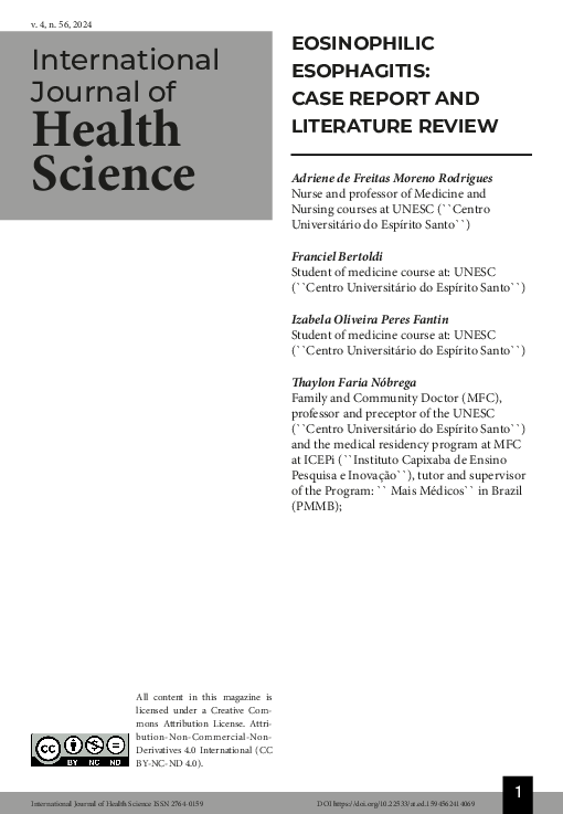 (PDF) EOSINOPHILIC ESOPHAGITIS: CASE REPORT AND LITERATURE REVIEW ...