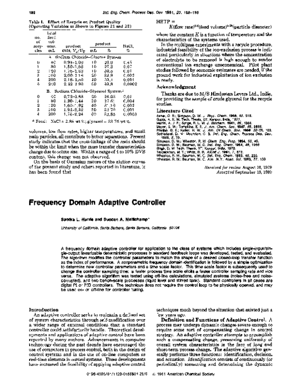 (PDF) Frequency domain adaptive controller