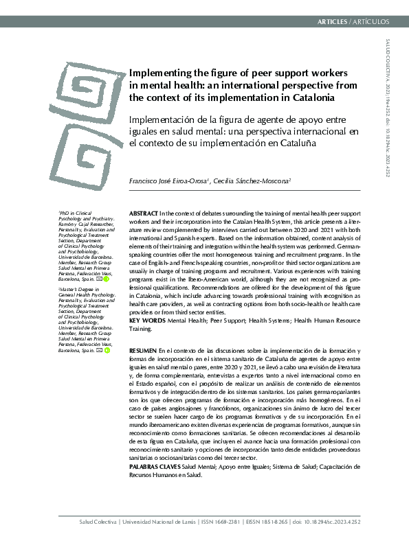 pdf-implementing-the-figure-of-peer-support-workers-in-mental-health