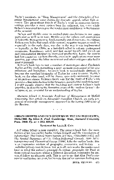 (PDF) Urban Growth and City-Systems in the United States, 1840–1860. By ...