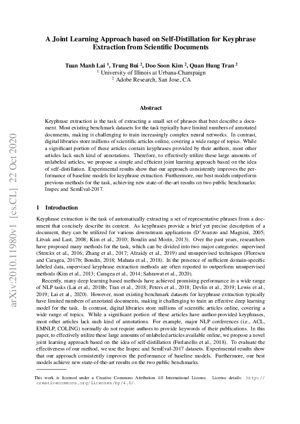 (PDF) A Joint Learning Approach based on Self-Distillation for ...