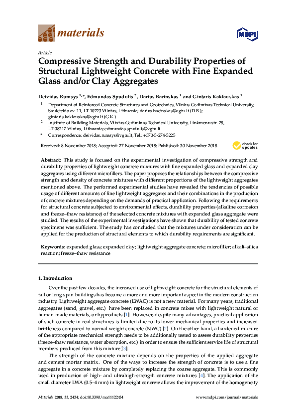 (PDF) Compressive Strength and Durability Properties of Structural ...