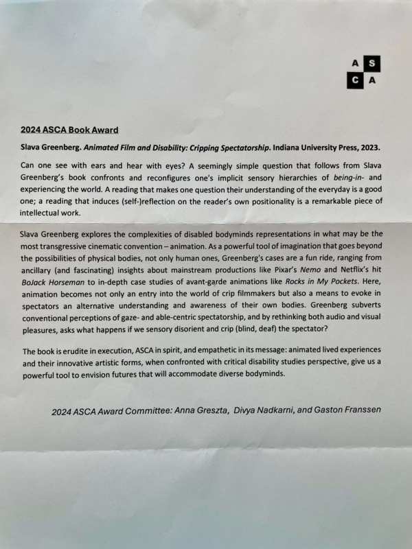 (PDF) 2024 ASCA Book Award