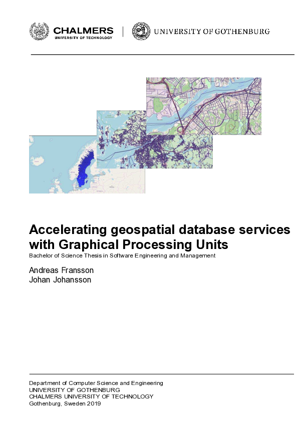 (PDF) Accelerating geospatial database services with Graphical ...