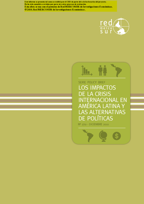 (PDF) Impactos de la crisis internacional en América Latina y las ...
