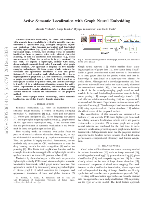 (PDF) Active Semantic Localization with Graph Neural Embedding