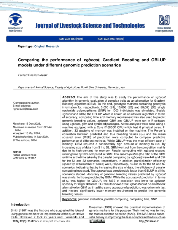 (PDF) Paper type: Original Research Comparing the performance of ...